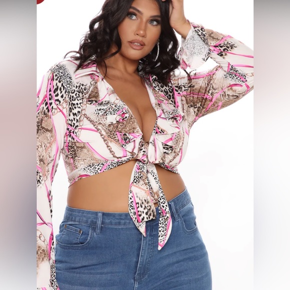 NWT fashion Nova top💗🖤 - Picture 4 of 10